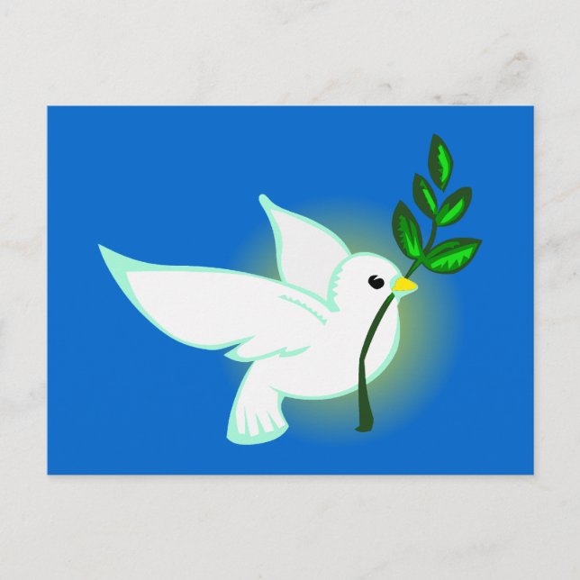 Friedenstaube peace dove postcard (Front)