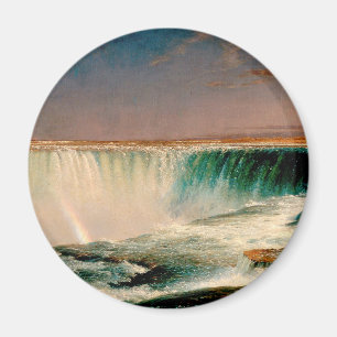 Friedrich Church Landscape painting Magnet