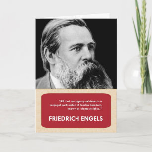Friedrich Engels Anti-Valentine's Day Card