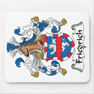 Friedrich Family Crest Mouse Pad