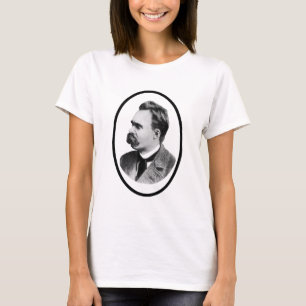 Friedrich Nietzsche o Black The MUSEUM Zazzle Gift T-Shirt