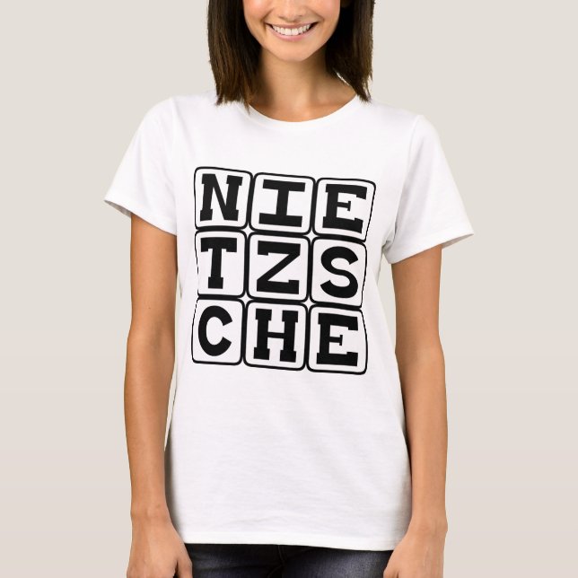 Friedrich Nietzsche, Philosopher T-Shirt (Front)