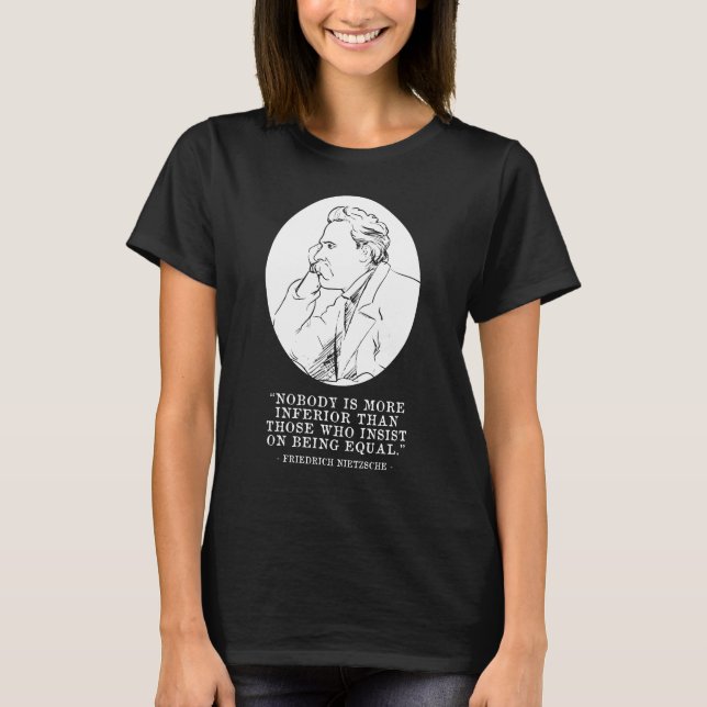 FRIEDRICH NIETZSCHE - Will to Power Philosophy T-Shirt (Front)