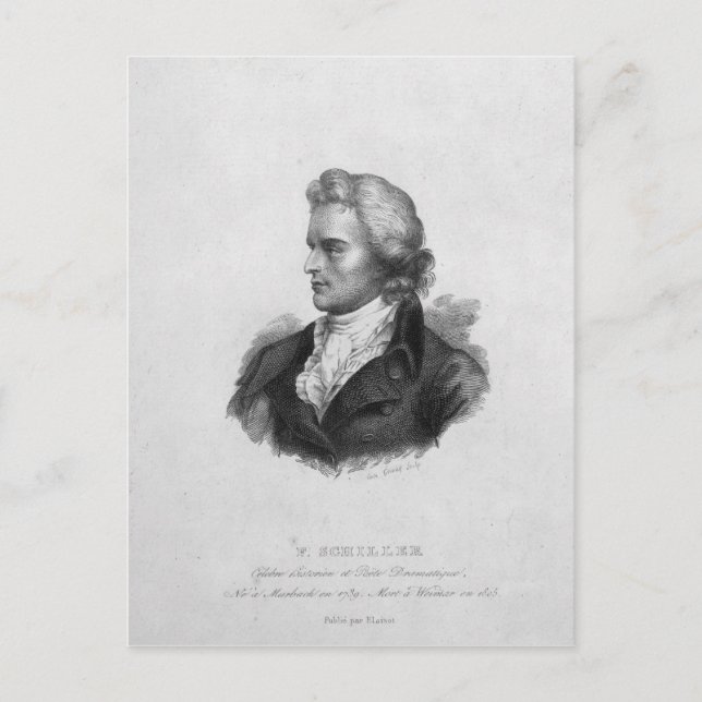 Friedrich Schiller Postcard (Front)