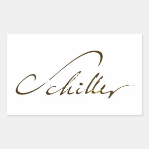 Friedrich Schiller Signature Sticker
