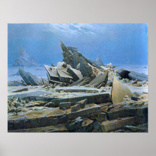 Friedrich - Sea Of Ice Poster