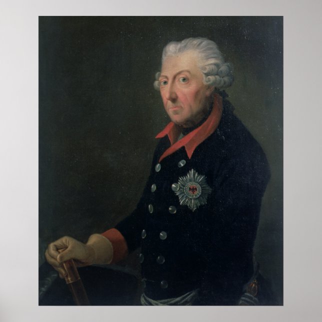 Friedrich the Great  Wearing the Uniform Poster (Front)
