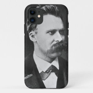 Friedrich Wilhelm Nietzsche (1844-1900) 1873 (b/w iPhone 11 Case
