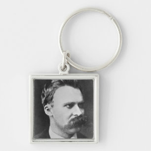 Friedrich Wilhelm Nietzsche (1844-1900) 1873 (b/w Keychain