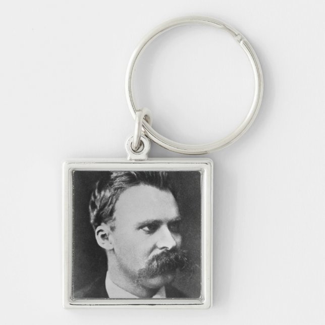 Friedrich Wilhelm Nietzsche (1844-1900) 1873 (b/w Keychain (Front)
