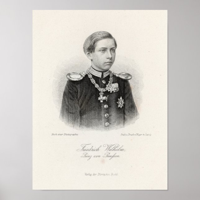 Friedrich Wilhelm, Prinz von Preussen Poster (Front)