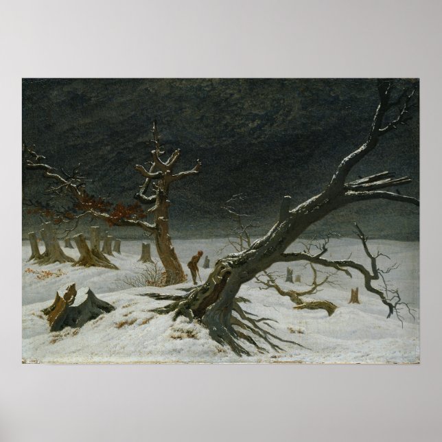 Friedrich - Winter Landscape Poster (Front)
