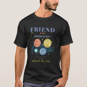 Friend 6th Birthday Sixth Trip Around The Sun Spac T-Shirt