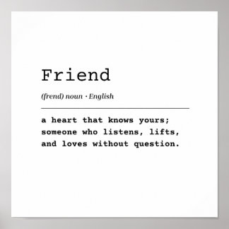 Friend – A Heart That Knows Yours Poster