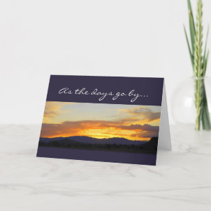 Friend Appreciation Sunset Card