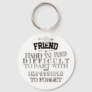 Friend Appreciation Thank you Gift script bff Keychain