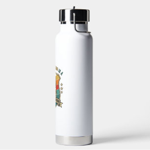 Friend Basset Retriever Dog Sunglasses Retro Shiel Water Bottle