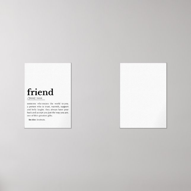 Friend Definition – Heartfelt Meaning (Front)