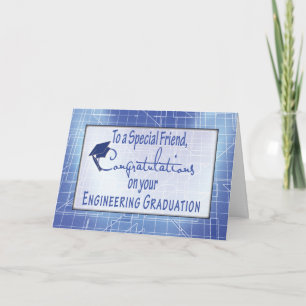 Friend, Engineering Graduation Congratulations Card