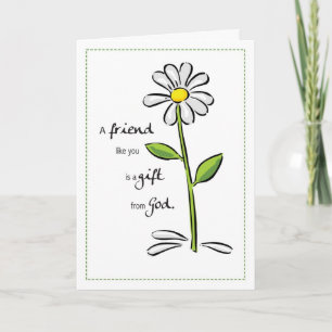 Friend Gift from God Birthday Card