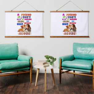 Friend Gods Way Of Making Sure We Never Walk Alone Hanging Tapestry