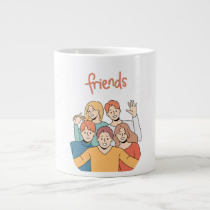 Friend large coffee mug