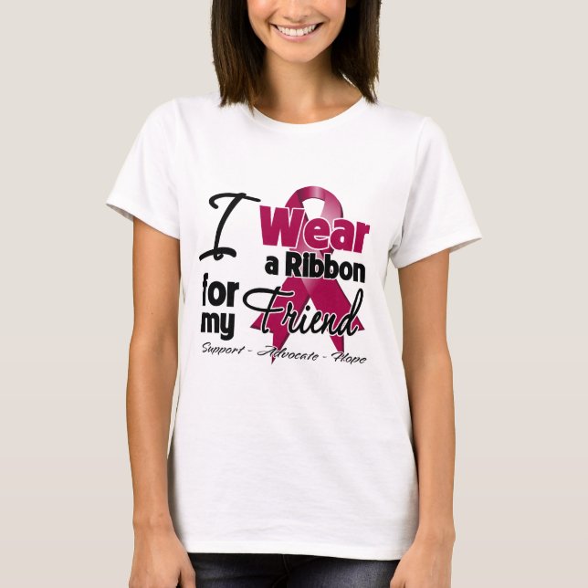 Friend - Multiple Myeloma Ribbon T-Shirt (Front)