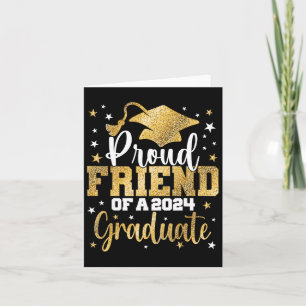 Friend Of A 2024 Graduate Cl Senior Graduation Card