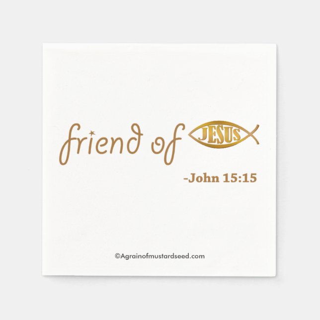 Friend of Jesus Napkin (Front)