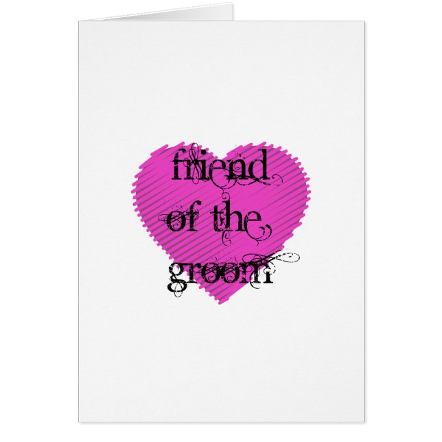 Friend of the Groom (Front)