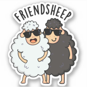 Friend-sheep Funny Sheep Pun 
