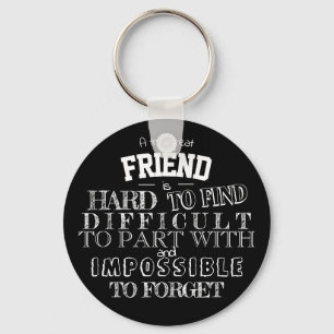 Friend Thank you Appreciation Gift script bff Keychain