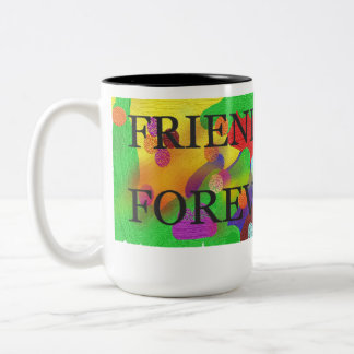 FRIEND Two-Tone Mug, 15 oz Coffee Mug