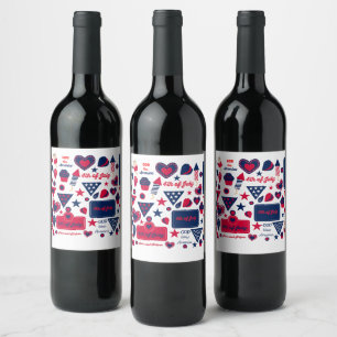 Friend Wine Label