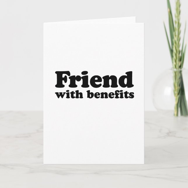 FRIEND WITH BENEFITS CARD (Front)