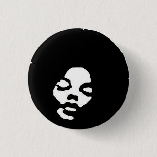 Friend with Fro 1 Inch Round Button