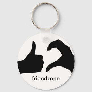 Friend zone keychain