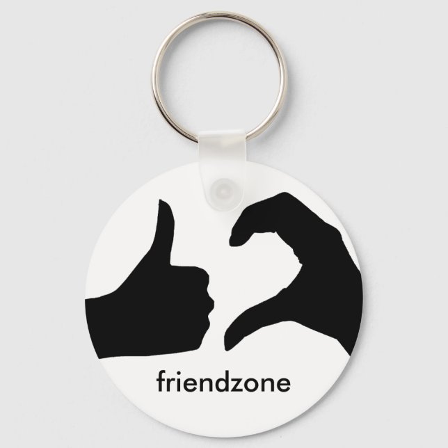Friend zone keychain (Front)