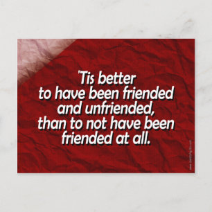 Friended... Postcard