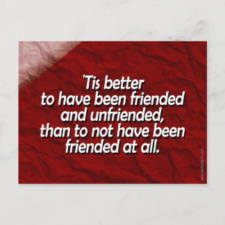 Friended... Postcard