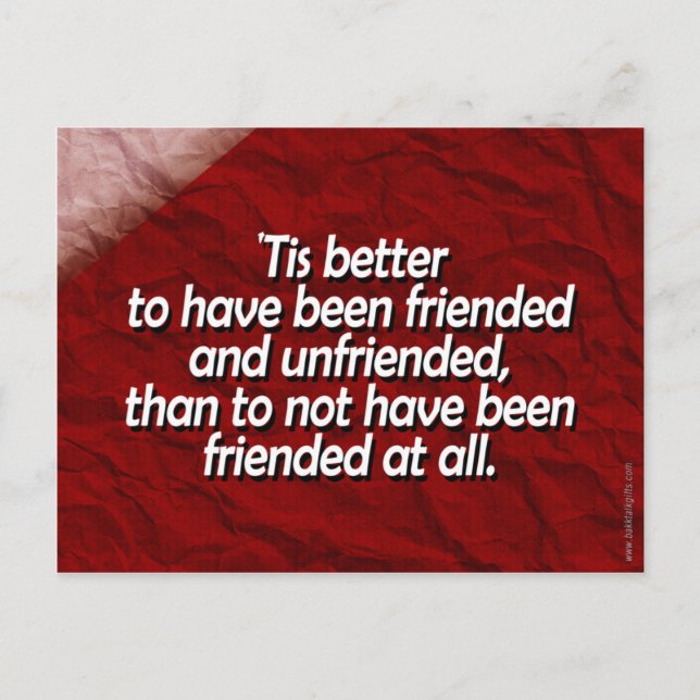 Friended... Postcard (Front)