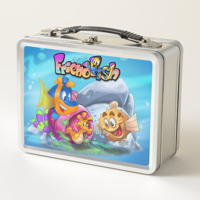 FriendFish dessin animé lunchbox (Devant)