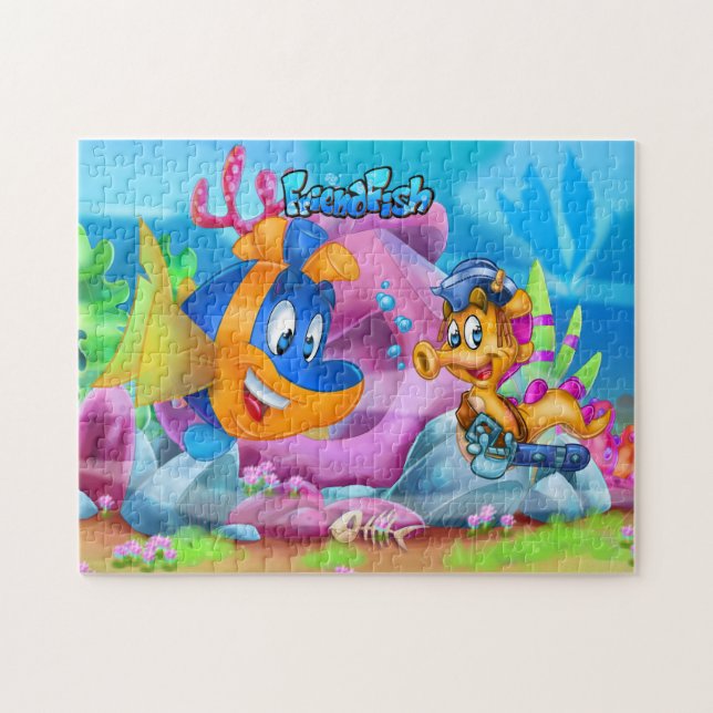 🐟 FriendFish Fishing Fun Puzzle 🎣 (Horizontal)