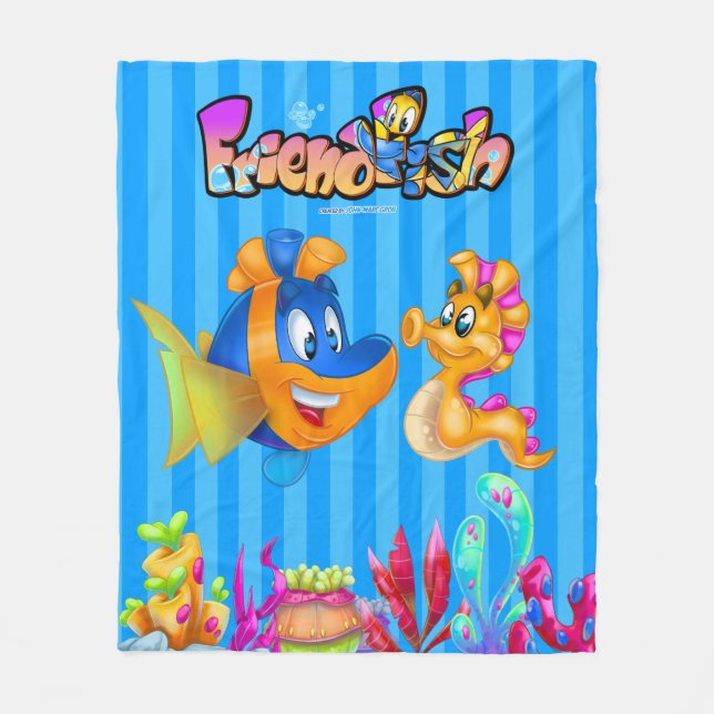 FriendFish jolie couverture de dessin animé (Devant)