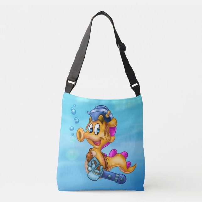 FriendFish mignon dessin animé sac à cheval (Devant)
