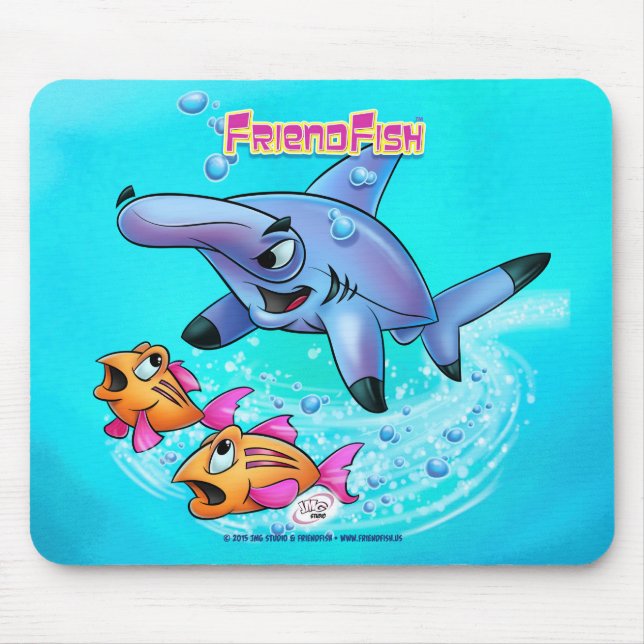 FriendFish Mouse Pad (Front)