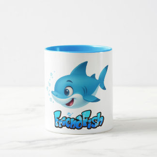 🐠 FriendFish Mug Series – Cute, Colourful