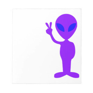 Friendly Alien Notepad