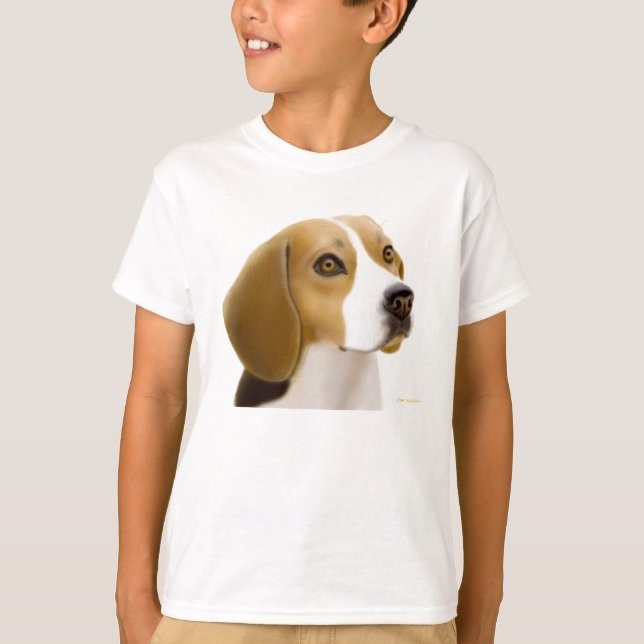Friendly Beagle Kids T-Shirt (Front)