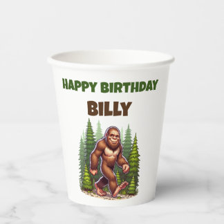 Friendly Bigfoot Paper Cups